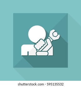 Repairman concept icon