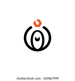 Repairman sign. Vector Illustration.
Branding Identity Corporate vector logo design template Isolated on a white background