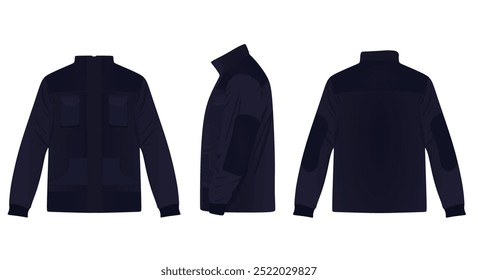 Repairman uniform jacket. vector illustration