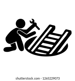 Repairman vector icon
