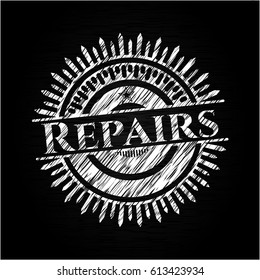 Repairs chalk emblem