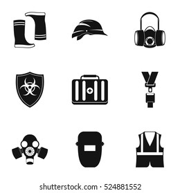 Repairs icons set. Simple illustration of 9 repairs vector icons for web