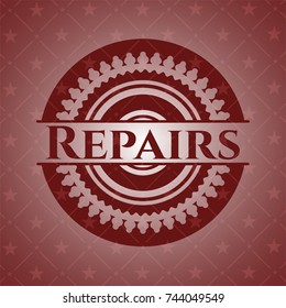 Repairs red emblem. Retro