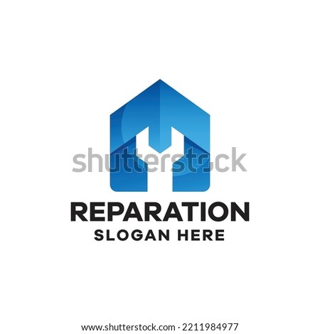 Reparation Garage Gradient Logo Design
