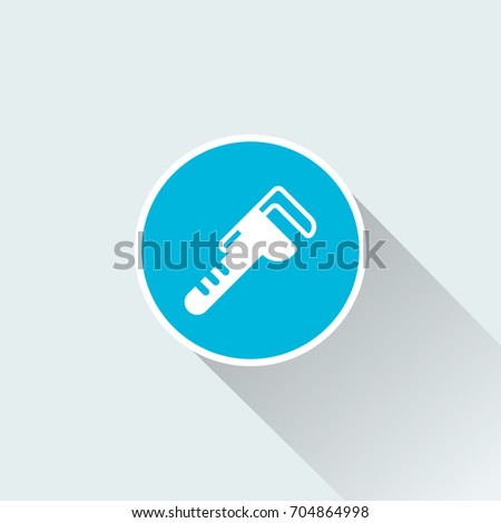 reparation icon with long shadow