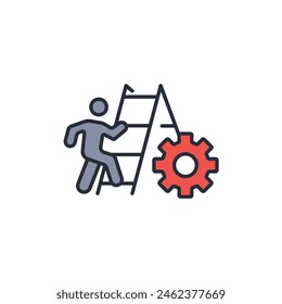 Reparation icon. vector.Editable stroke.linear style sign for use web design,logo.Symbol illustration.