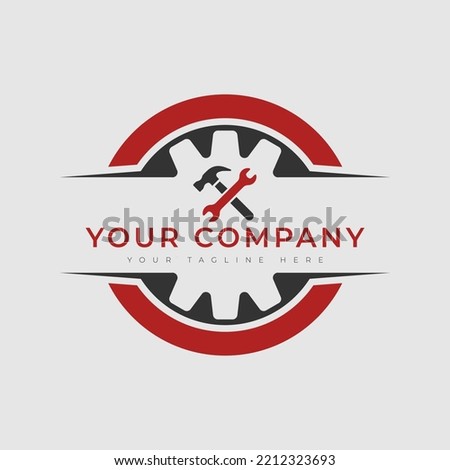 Repare Logo Design with black gray background