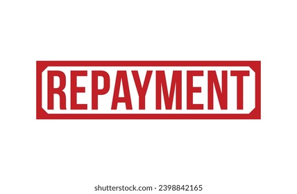Repayment rubber stamp vector illustration on white background. Repayment rubber stamp.