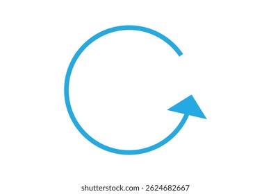 repeat arrow button, refresh icon, circle arrow, rotation sign