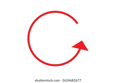 repeat arrow button, refresh icon, circle arrow, rotation sign