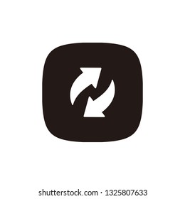 Repeat arrow icon sign symbol