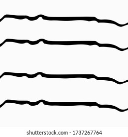 Repeat Curly Trendy Fabric. Geometric Pencil White Banner. Cartoon Wave Pen Element. Stripe White Banner. Repeat Ink White Wallpaper. Cartoon 