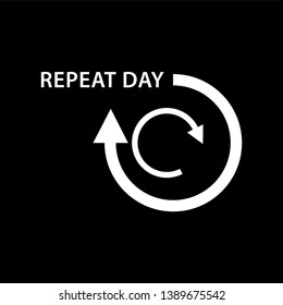 REPEAT DAY - VECTOR ILLUSTRATION