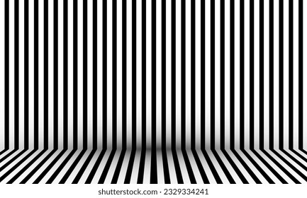 Repeat horizontal line template black background vector design