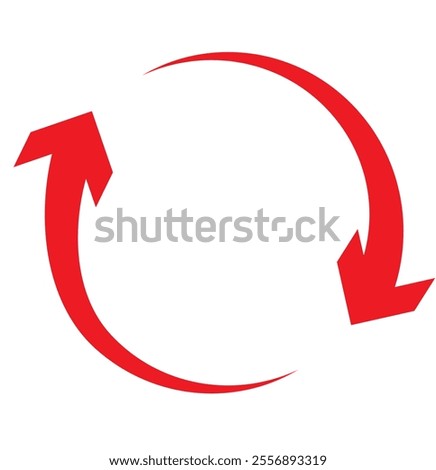 Repeat icon. Arrow reload sign. Recycle symbol. Reset icons. Refresh symbols