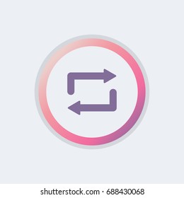  Repeat icon. do something again