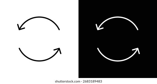 Repetir icono Ilustración. Gráfico de Vector. EPS 10