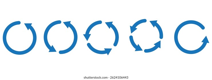 Repeat icon logo set vector . 