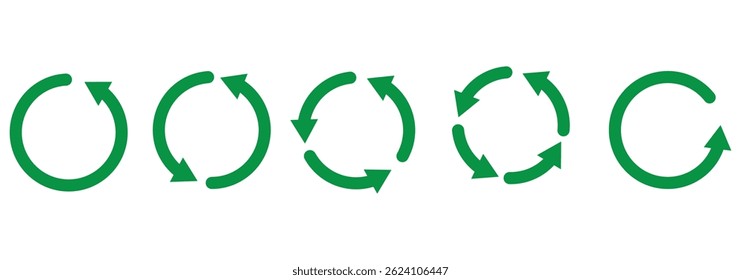 Repeat icon logo set vector . 