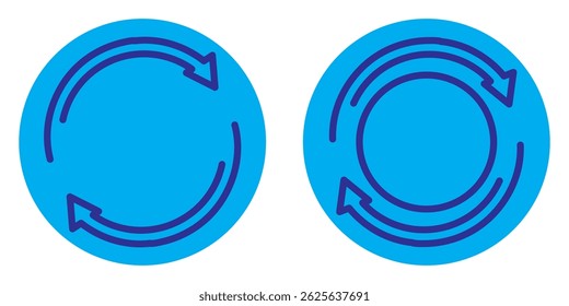 Ícone Repetir. Símbolo de vetor de repetição. Ícones de estrutura de tópicos de retorno simples. ícone de seta dupla. ícone de atualização design eps 10