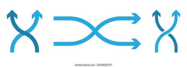 the repeat icon and shuffle icon