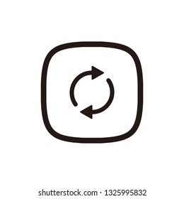 Repeat icon sign symbol
