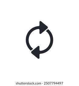 Symbolvorlage für Grafik- und Webdesign-Kollektion wiederholen Logo, Vektorgrafik