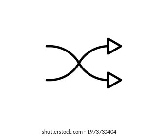 Repeat Icon in trendy flat style isolated on white background, for your web site design, app, logo, UI. Vector illustration, EPS10