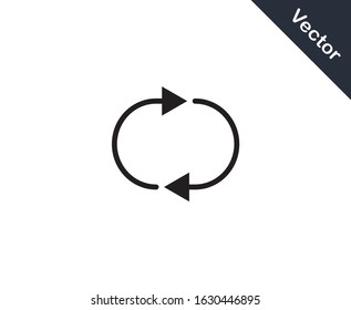 repeat icon vector design element logo template