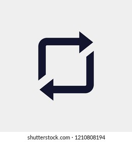 repeat icon, vector illustration. loading icon. refresh icon