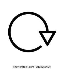 Repeat Icon Vector Symbol Design Illustration