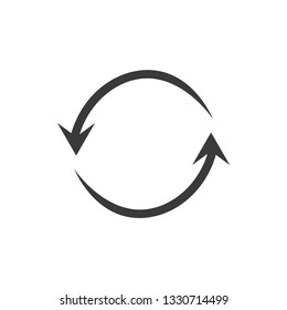 Repeat icons set. set off refresh filled icons such as reload, update, reload, replay, loading arrow icons. repeat icons set