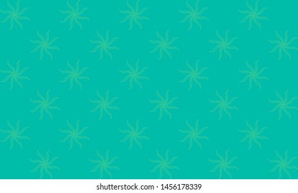 Repeat Leafs Pattern Background Vector