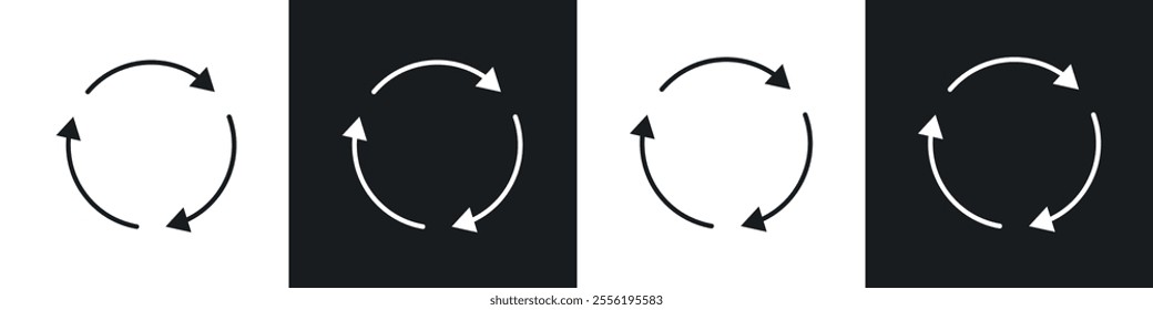 Repeat linear icon set for app, and web design.