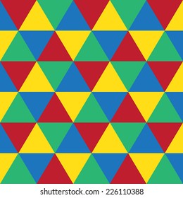 Repeat Modern Triangle Vector Pattern