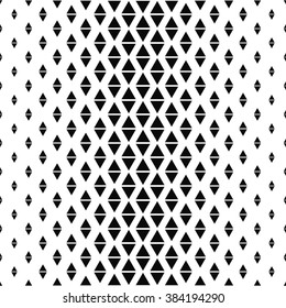 Repeat monochrome abstract triangle pattern design background