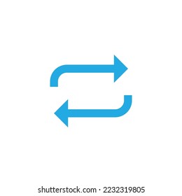 Repeat music icon design template vector isolated illustration