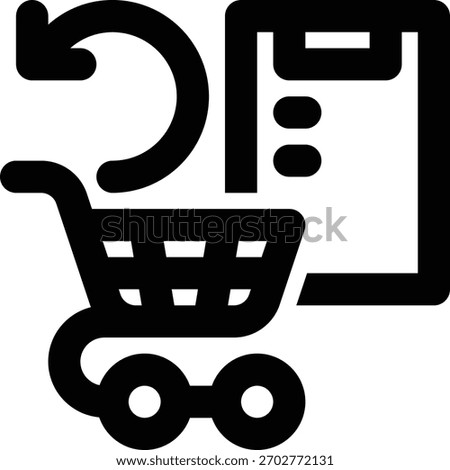 Repeat Order, Reorder, Repeat Purchase Outline Icon