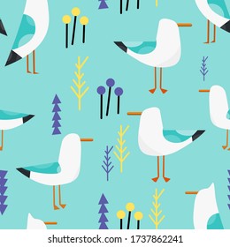 Repeat pattern with Animal. Vector illustration support CMYK