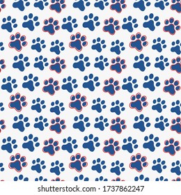 Repeat pattern with Animal. Vector illustration support CMYK