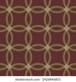 Repeat pattern circle shape classic geometric motif trendy backgrounds set. Modern, lux fabric design textile swatch, ladies dress, man shirt, bandana, silk scarf all over print block.	