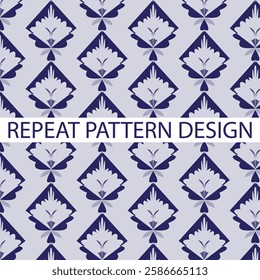Repeat pattern design. Seamless design art for textiles, fabrics, garments, cloth, wallpaper, backdrops, decor, paper, and motif Illustrations.
