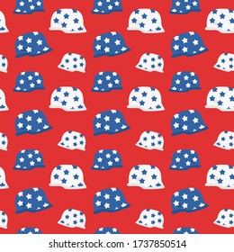 Repeat pattern, Memorial day. Vector illustration support CMYK 