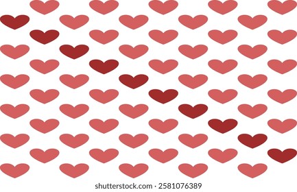 repeat pattern of pink heart, replete image, design for valentine day and fabric printing, Diagonal line