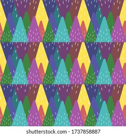 Repeat pattern. Vector illustration support CMYK