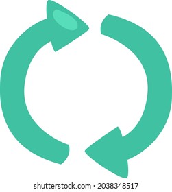 Repeat song, illustration, vector, on a white background.