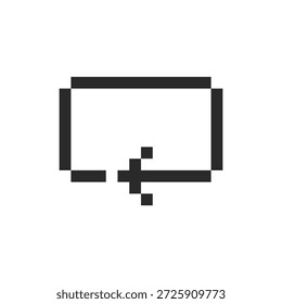 repetir pixel art de seta de símbolo 