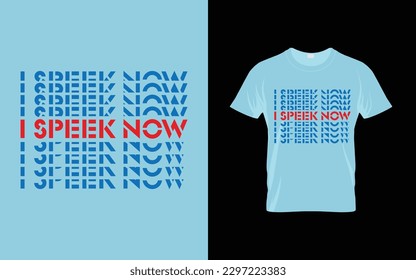 Repeat Text Retro Graphic T-Shirt Design