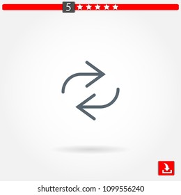 repeat vector icon
