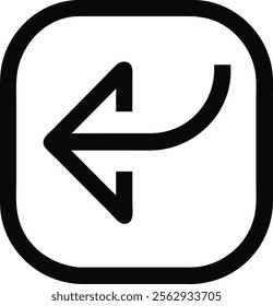 Repeat vector icon. reverse arrow icon symbol. Forward arrow icon 